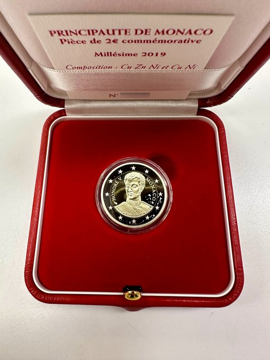 ❗❗❗ 2 Euro Monaco/Monako 2019 NAJLACNEJŠIE NA TRHU ❗❗❗ - 2