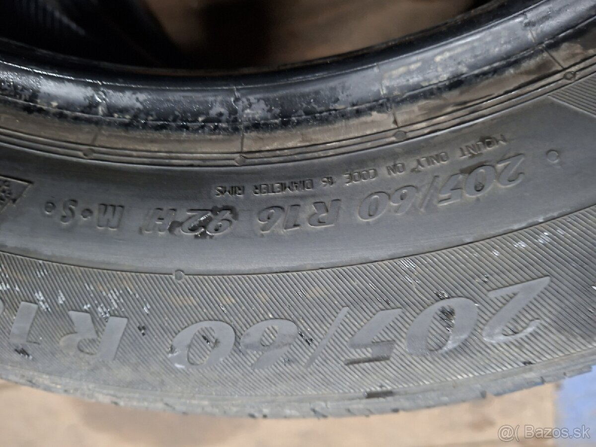 Predám zimné pneumatiky 205/60 R16 92 H - 2