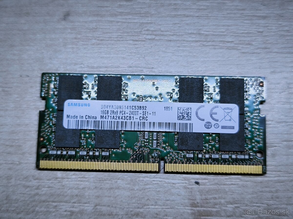 Predám ram do notebook DDR4 32gb 2x16 - 2