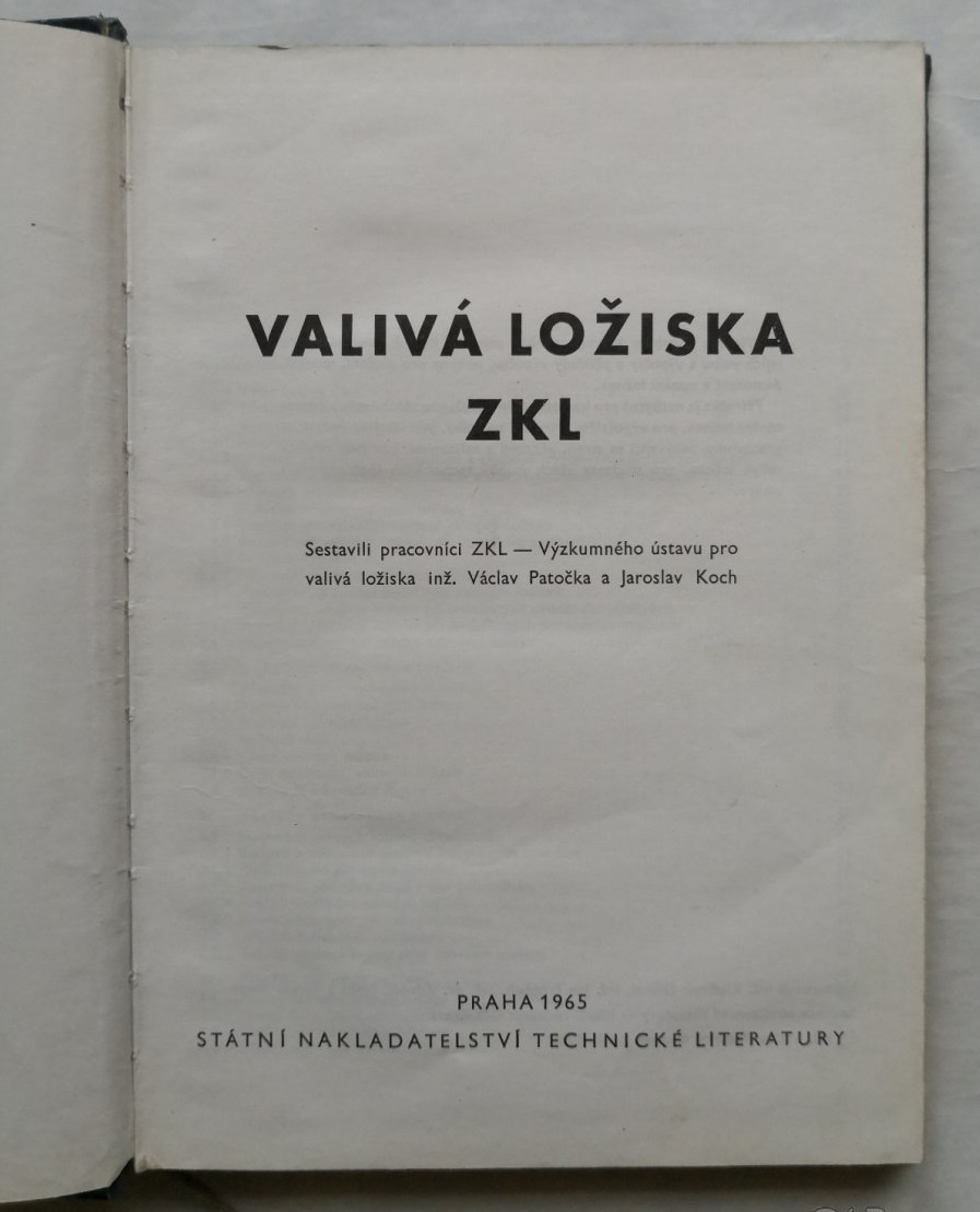 Valivá ložiska ZKL - 2