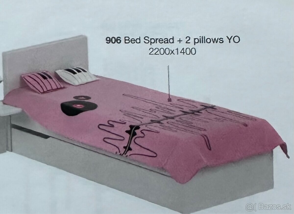 Prehoz / deka na posteľ - 2