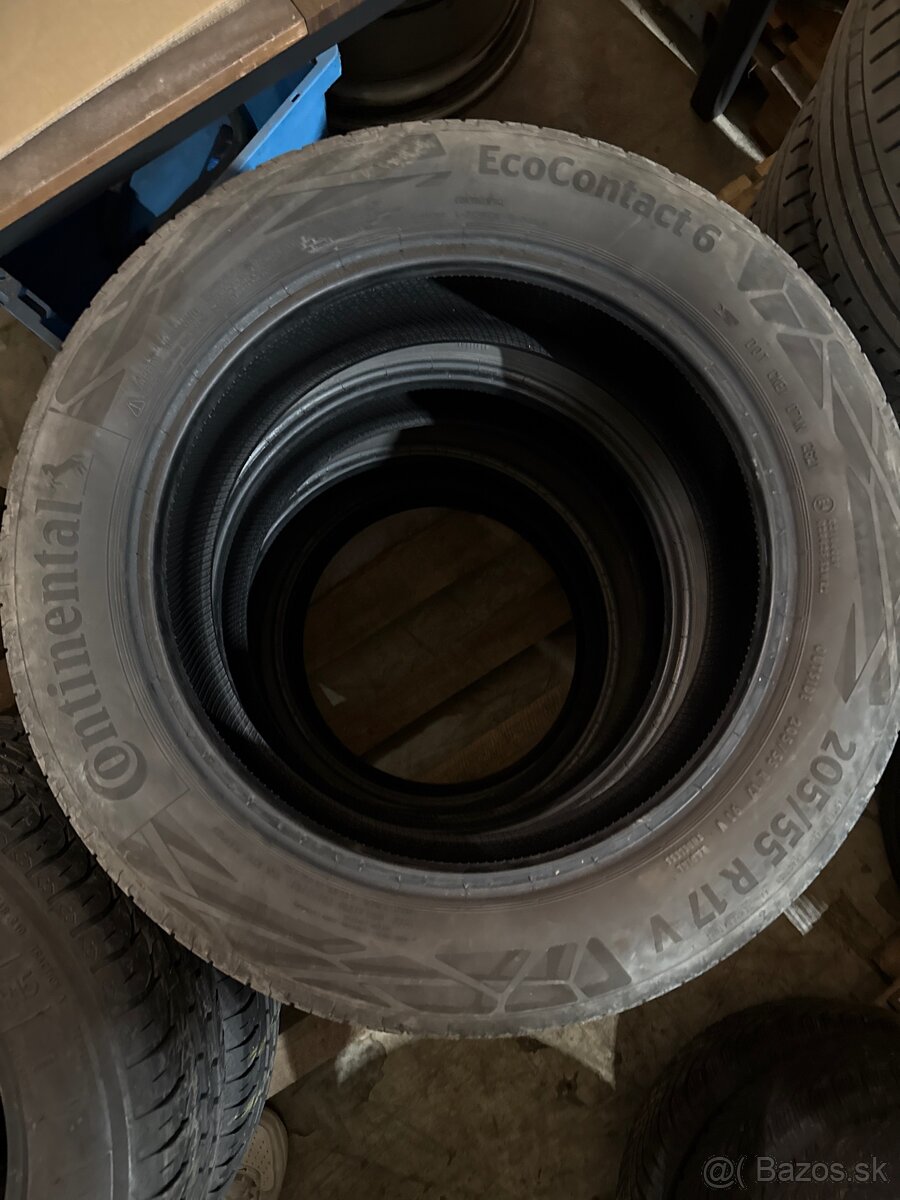 4ks Continental EcoContact 6 205/55R17 91V - 2