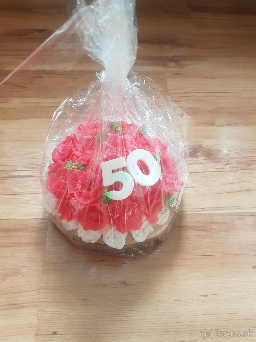 Mydlová kytica/torta - 2