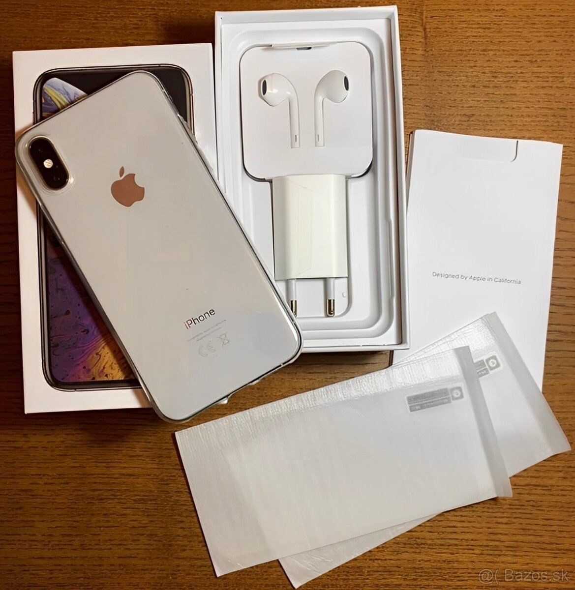 iPhone Xs Silver BATERIE 100% TOP - 2