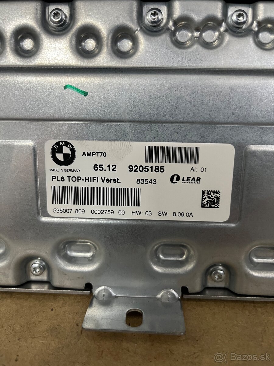 BMW zosilňovače HARMAN LOGIC atd - 2