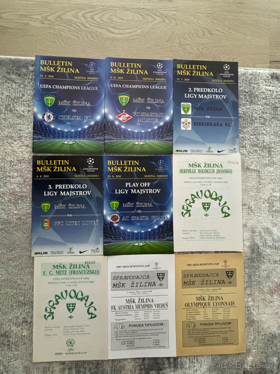 Futbalové programy MSK Žilina - 2