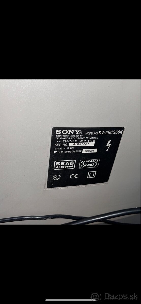 TV Sony Trinitron - 2