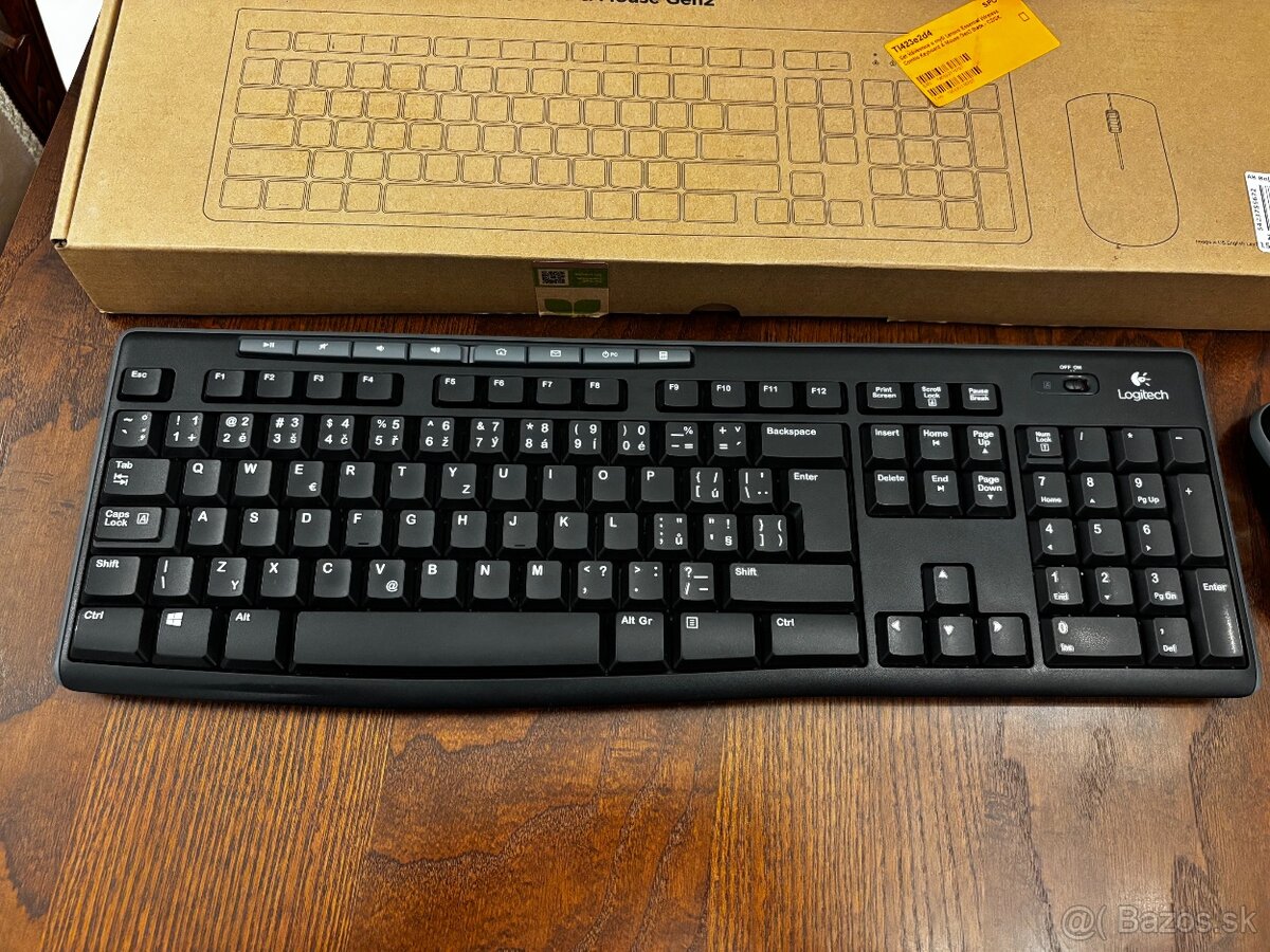 Bezdrôtová klávesnica a myš Logitech - 2