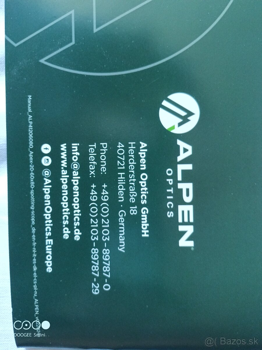 Alpen Optics Apex - 2