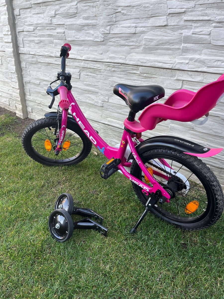 Detský bicykel Head ALFI 16, ružový - 2