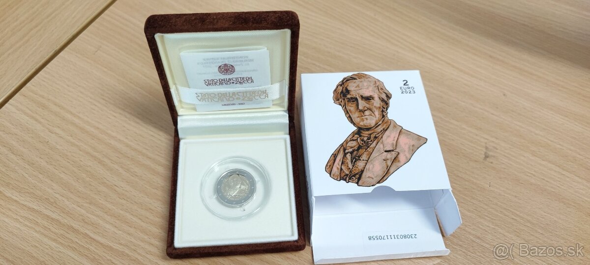 Proof vatikánska eurominca 2023 Manzoni - 2