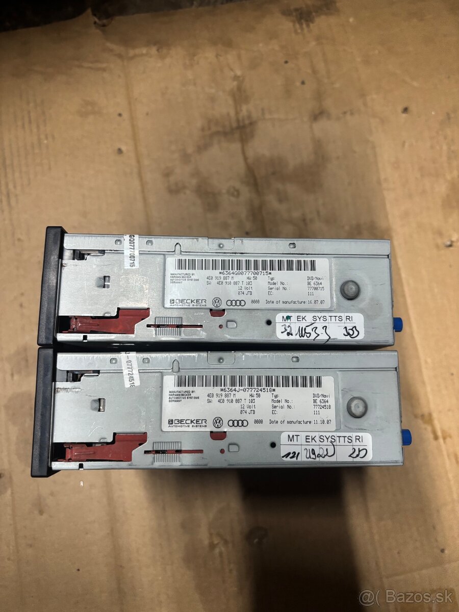 Audi a6c6 navigácia, CD changer, rádio tuner - 2