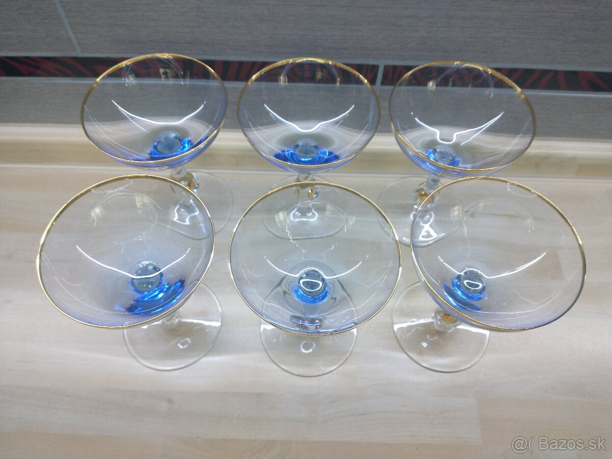 poháre Nitra, zlatá zuzana, štamperlíky, karafa - 2