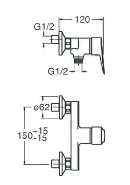 Sprchová batéria - 2