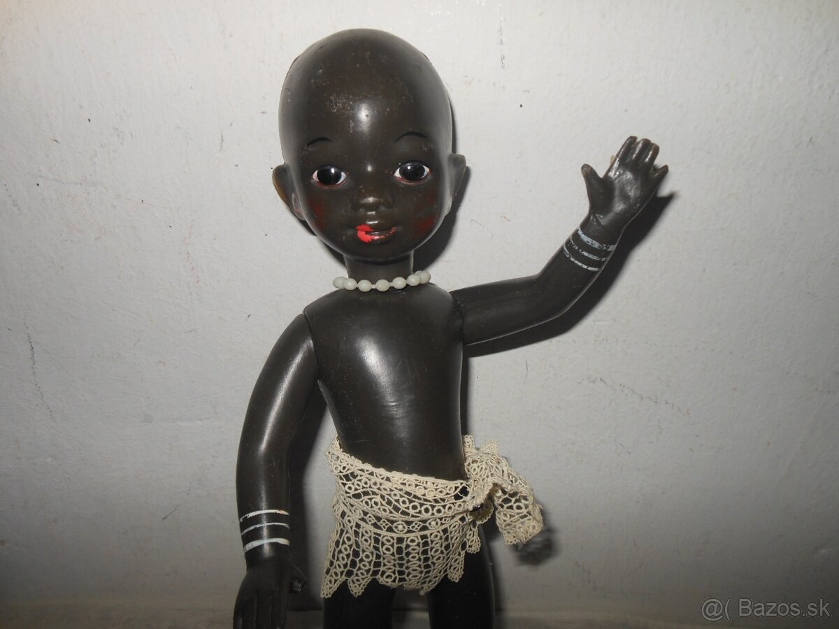 Retro bábika - černoška - 2