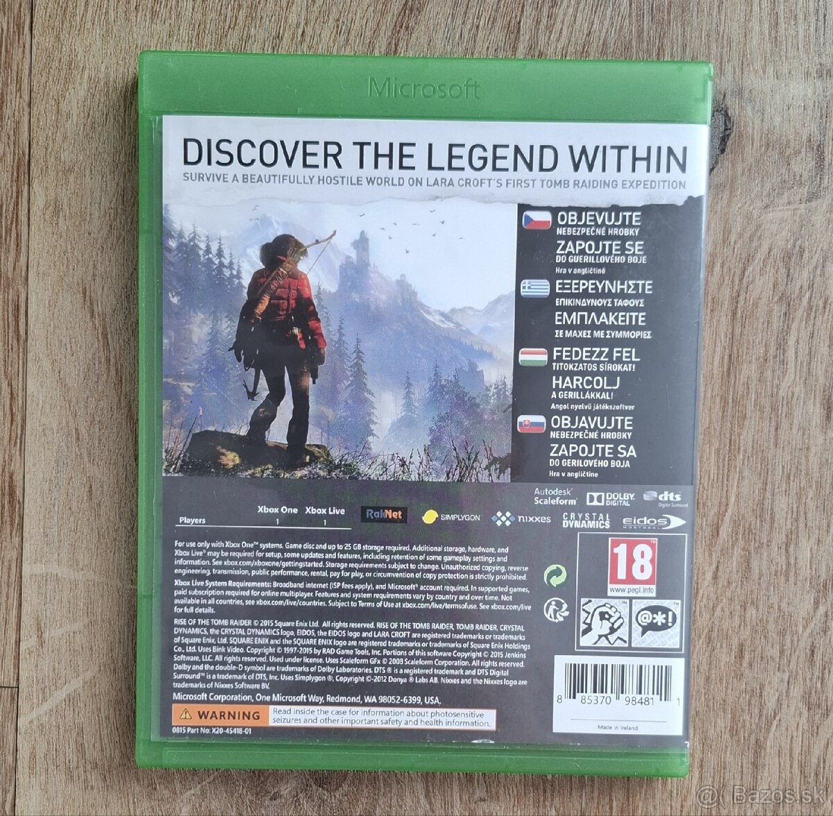 Hra na x-box one Tomb Rider - 2