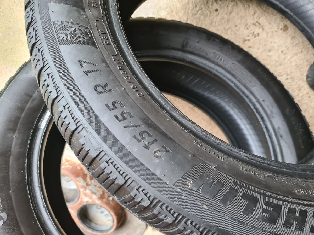 Predám zimné pneu 215/55r17 - 2