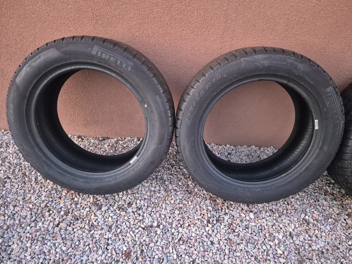 Predam značkové zimne Pirelli 235/55 r18 - 2