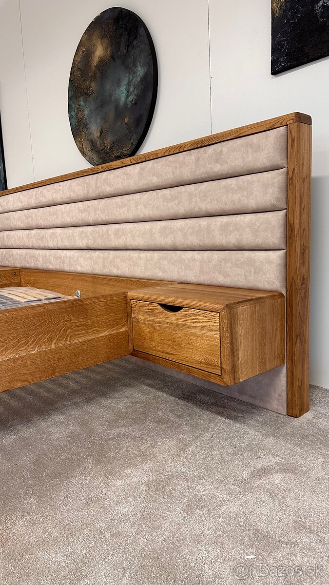 Dubová posteľ 180x200 - 2