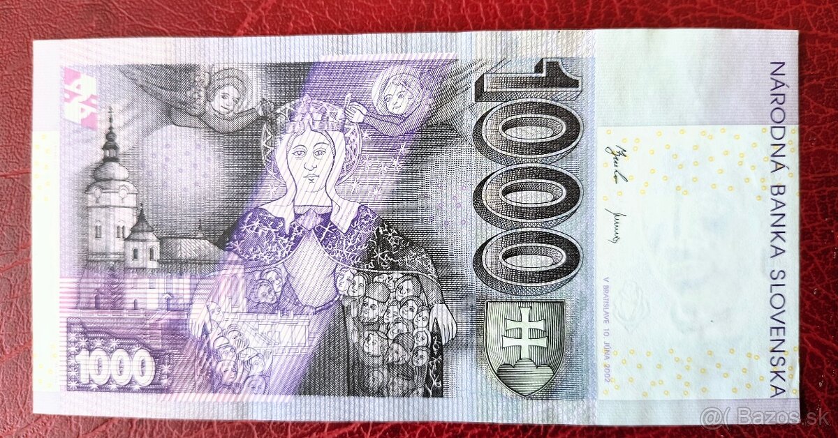1000-KORÚN SLOVENSKÝCH r.2002 - 2