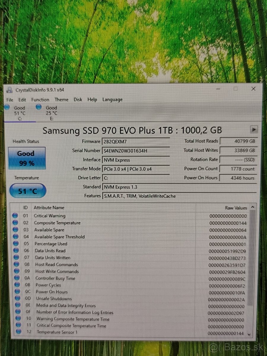 SSD 1TB Samsung 970 EVO - 2