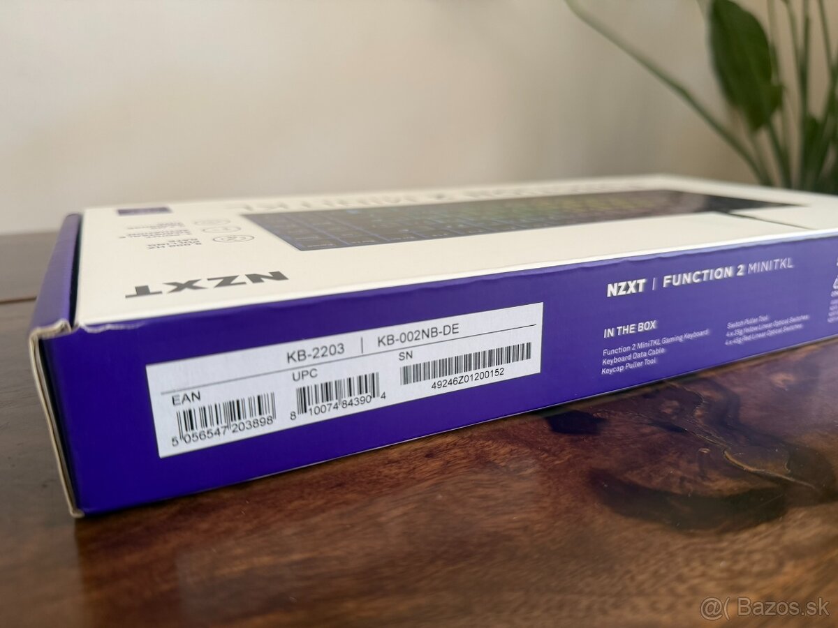 NZXT Function 2 MiniTKL gaming klávesnica - DE layout NOVÁ - 2