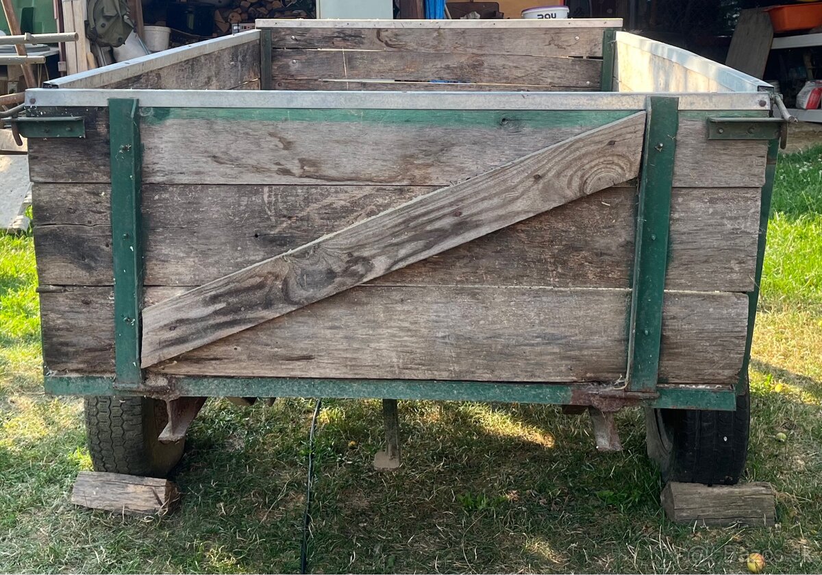 Vlečka - vhodná za malotraktor - 2