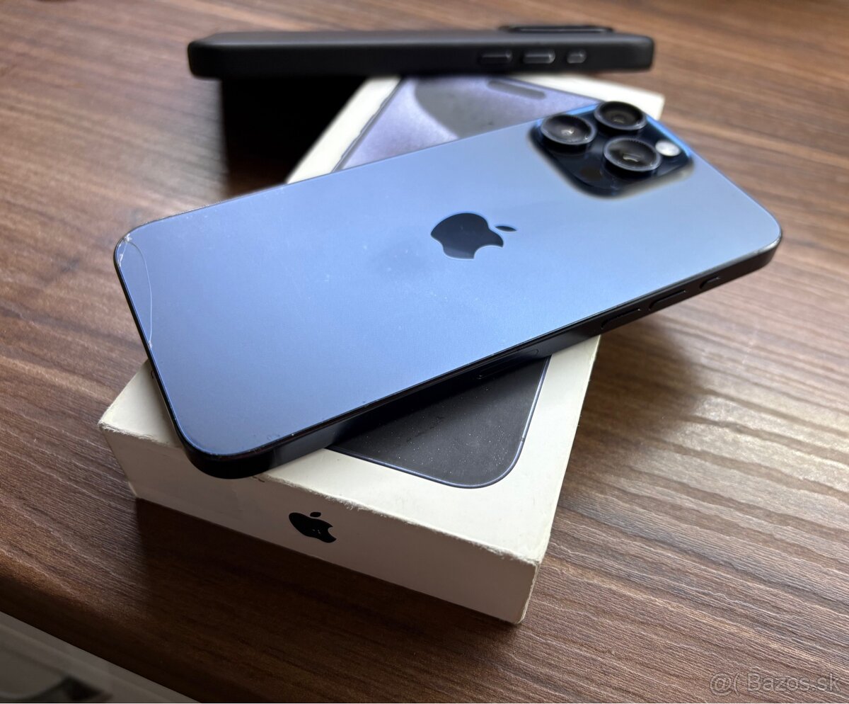 Apple iPhone 15 Pro Max 256GB Blue Titanium - 2