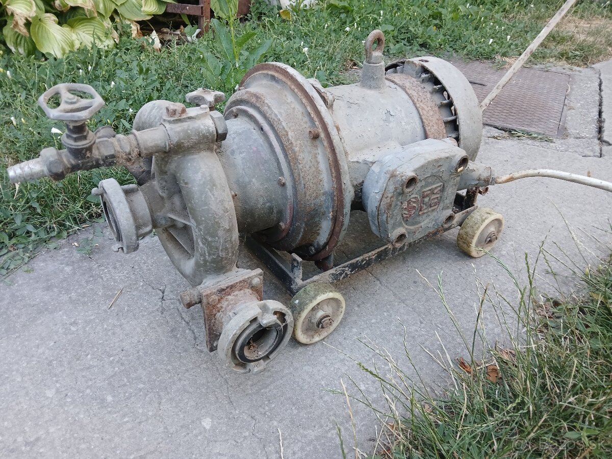 Hasičské odstredivé čerpadlo s elektromotorom - 2