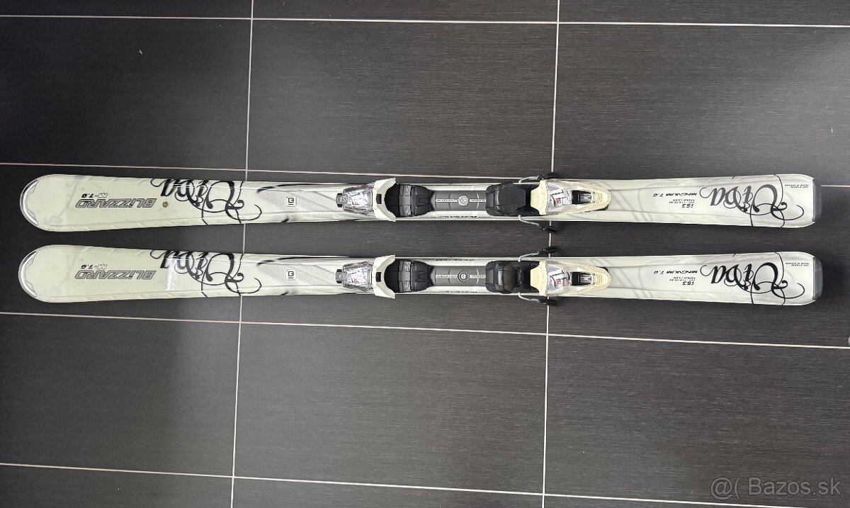 Dámske lyže Blizard 153cm+lyziarky Roxy 25.0 - 2