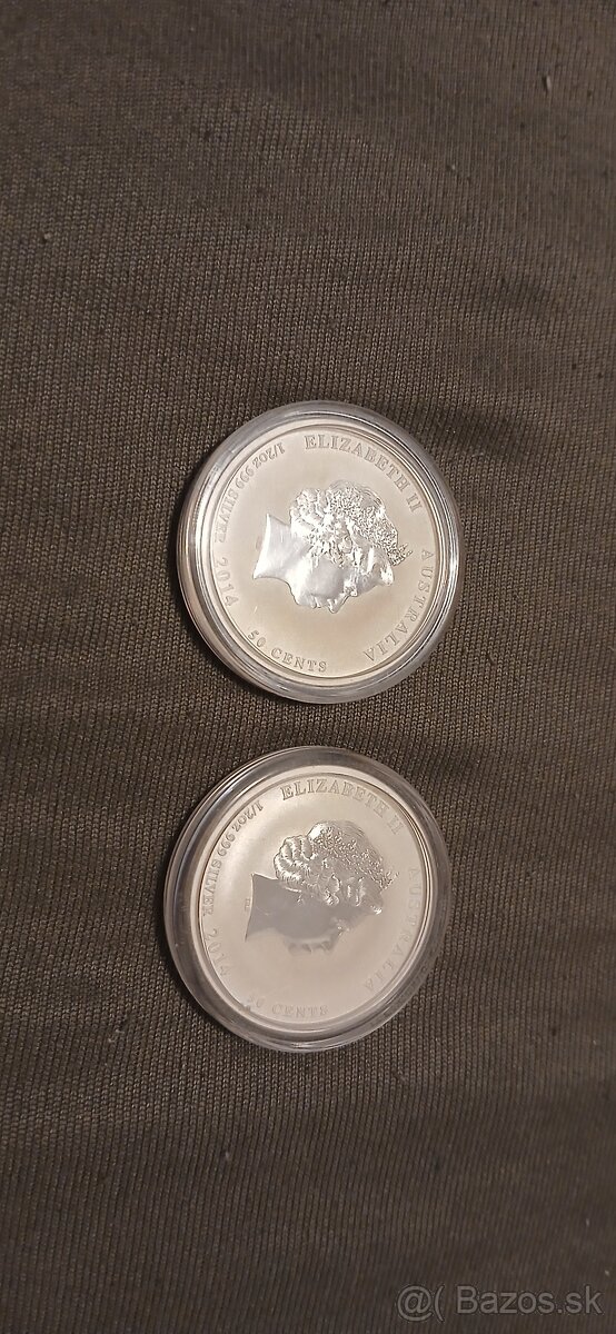 Invest.strieborne mince1/2 - 2