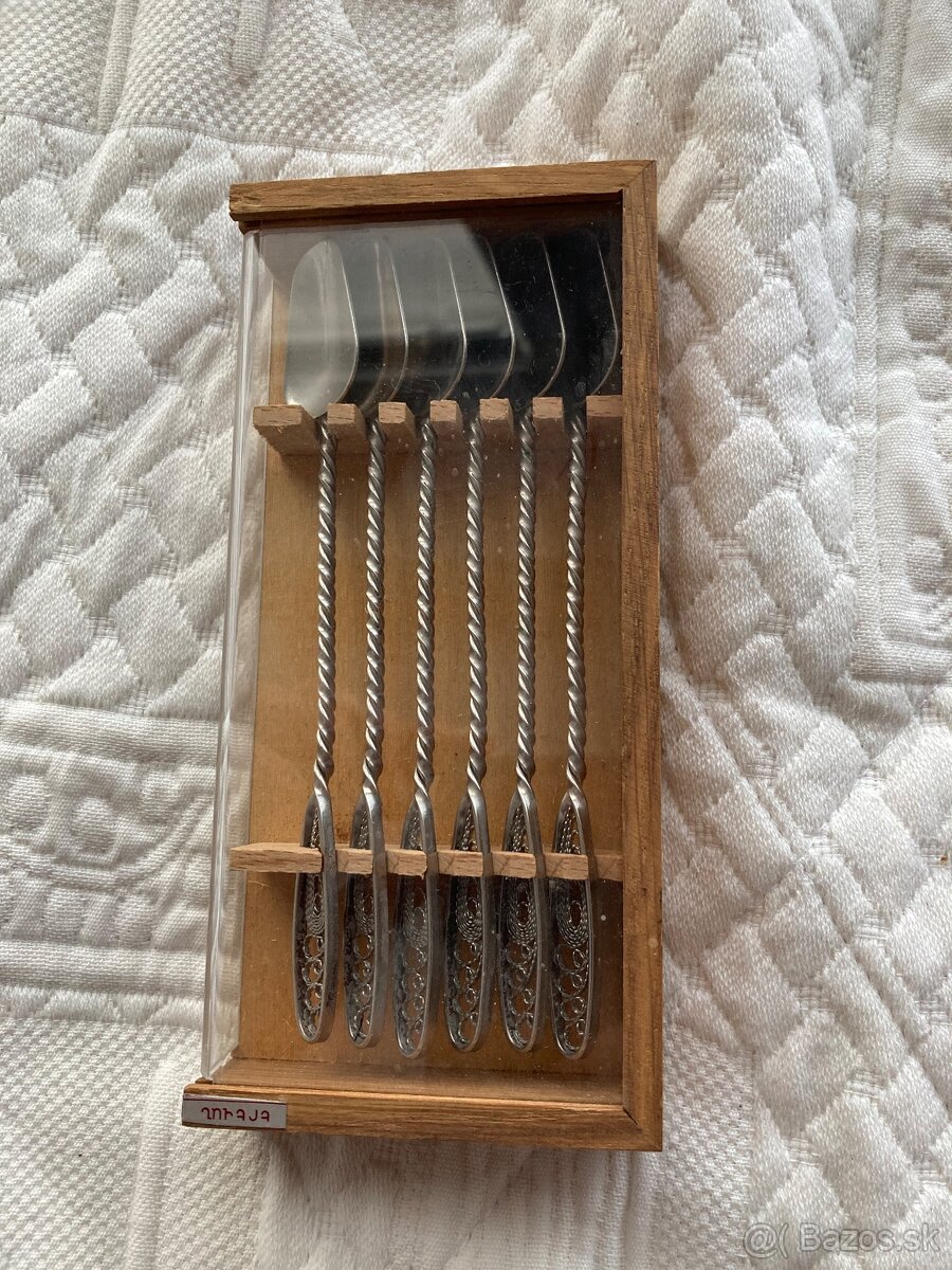 Ruské lyžičky zliatinové - 2