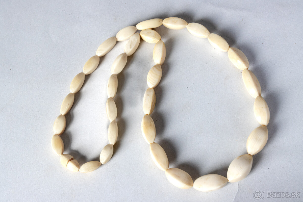 Starožitný slonovinový náhrdelník - 2
