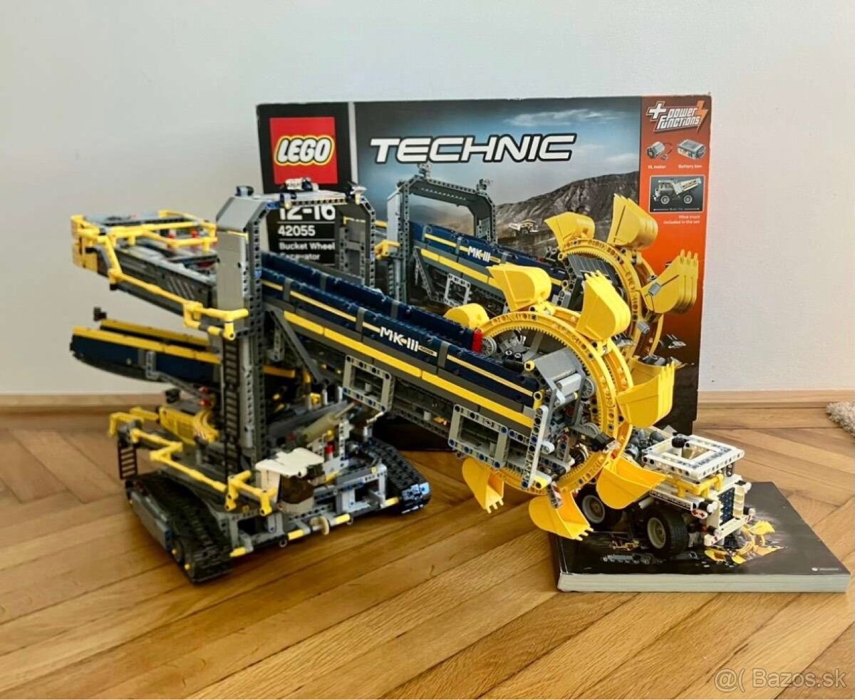Rozložené lego Technic 42055 Rýpadlo s kolesovým bagrom - 2