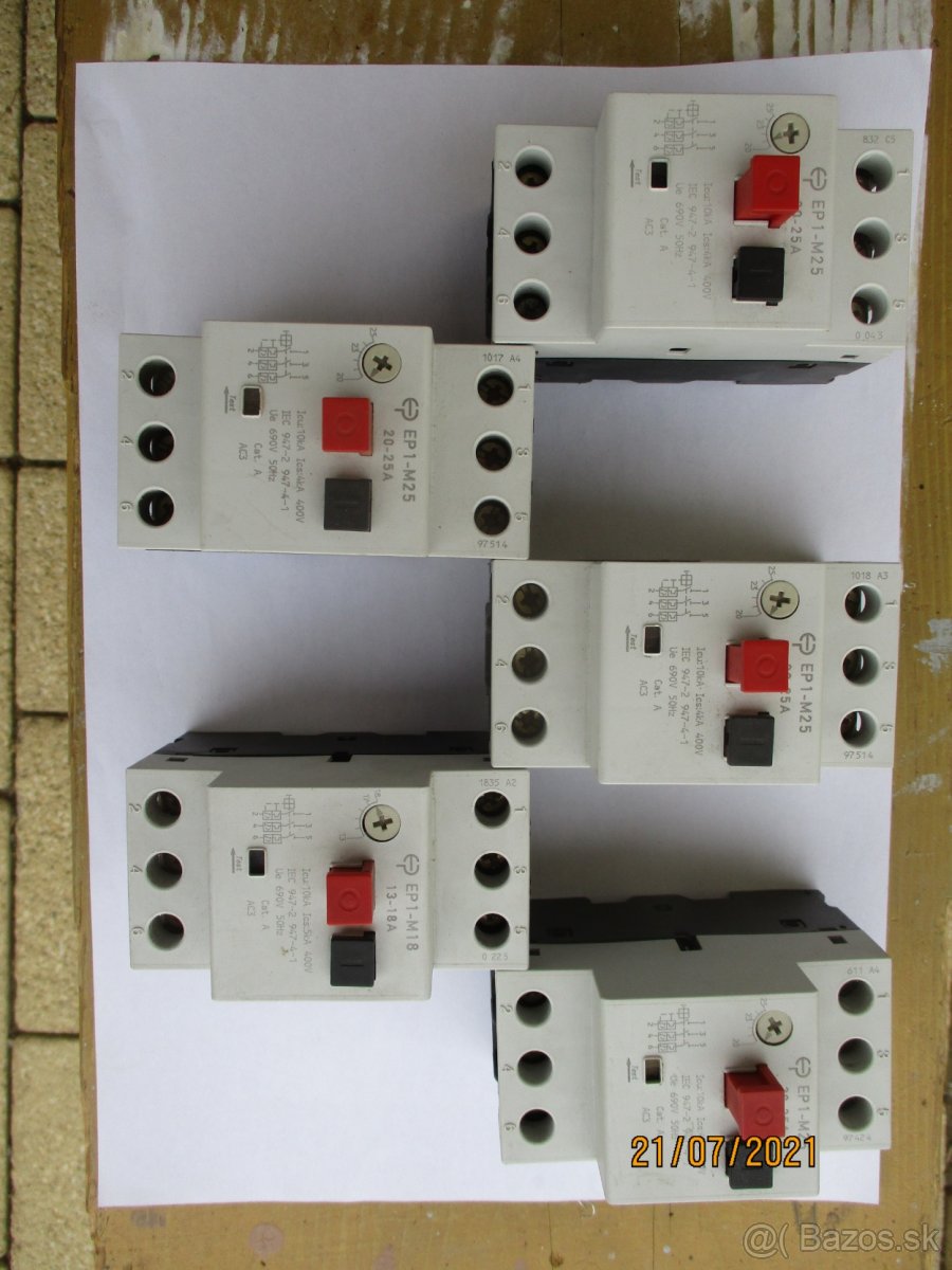 Motorovy Isteny Spušťač GV2ME20 EP-1 - 2