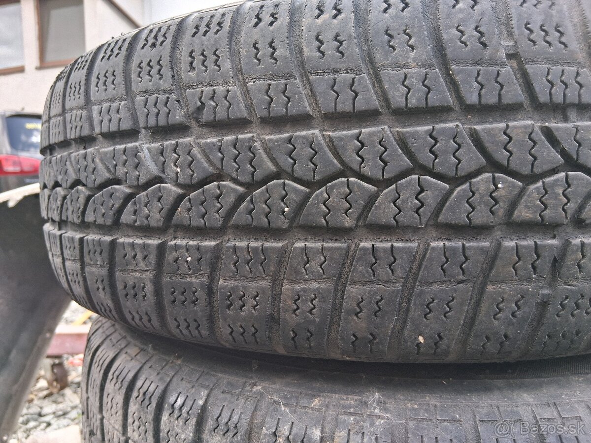 4 kusi zimných kolies na opel astra G 4x100 175/65 R14 - 2