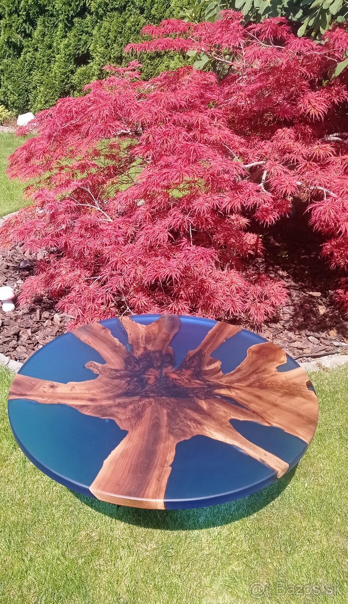 Jedalensky, konferencny epoxidovy stol orech - 2