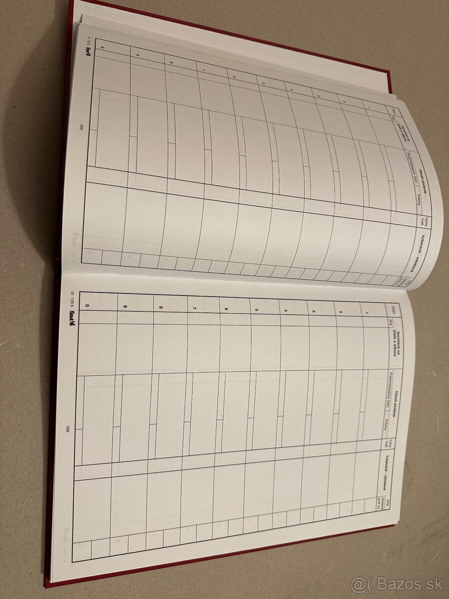 Podpisova kniha a registratúrny dennik - 2