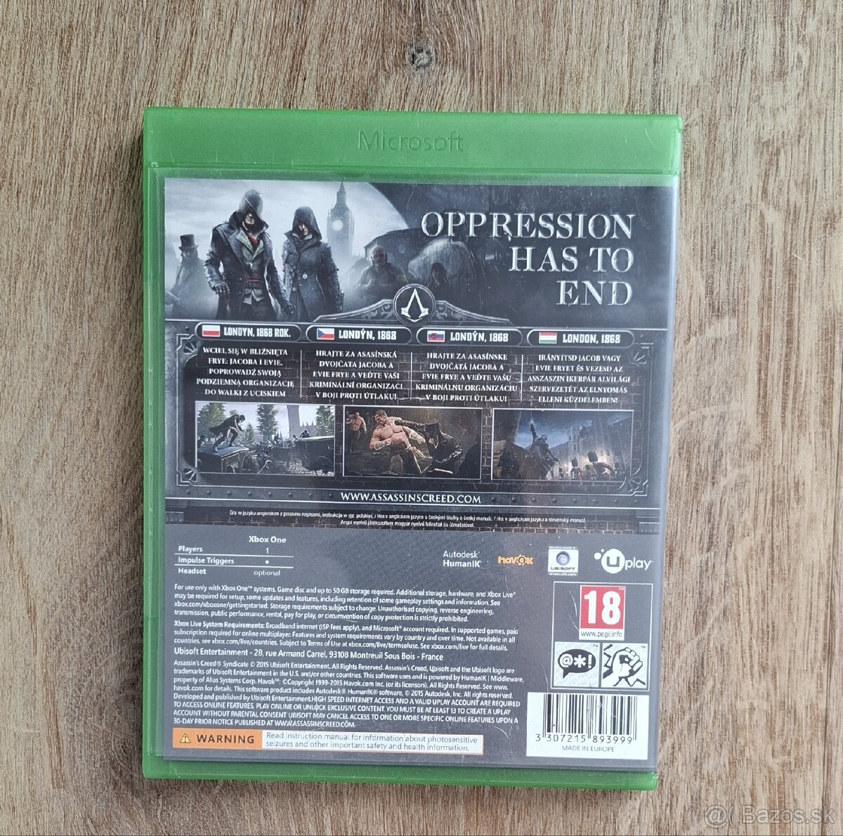 Hra na x-box one Assassin's creed syndicate - 2