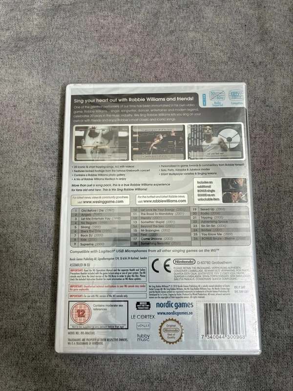 We Sing: Robbie Williams – Nintendo Wii (NOVÉ, zabalené) - 2