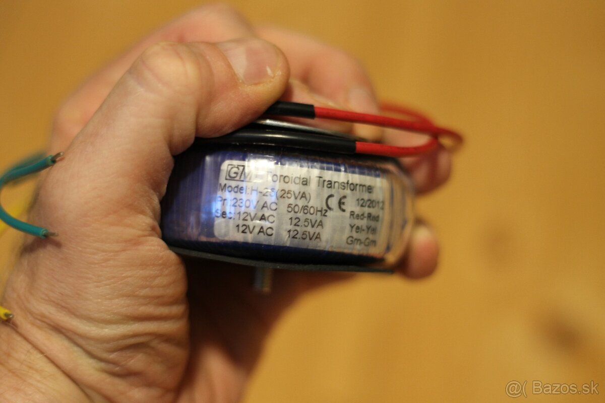Toroidný transformátor 2x12V - 2