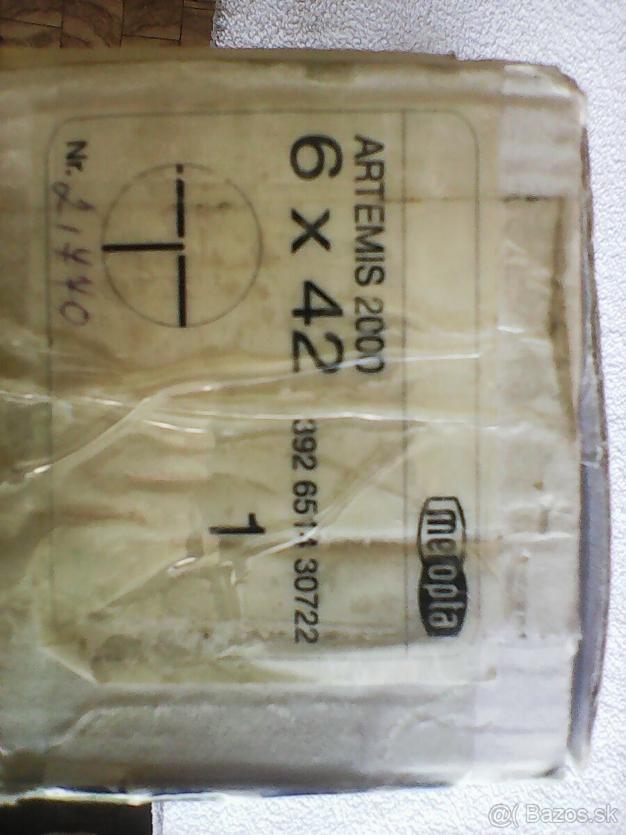 predám puškohľad Meopta artemis 2000 6x42 - 2