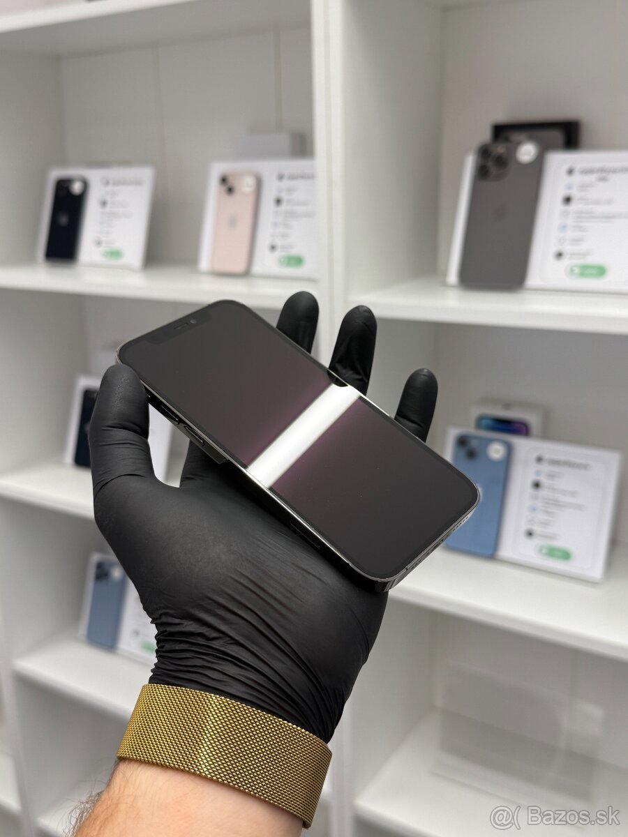 ZÁRUKA 2 ROKY / Apple iPhone 12 Pro 256GB Graphite, 100% - 2