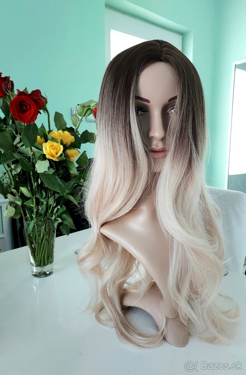 Blond ombre parochňa + čiapka - 2