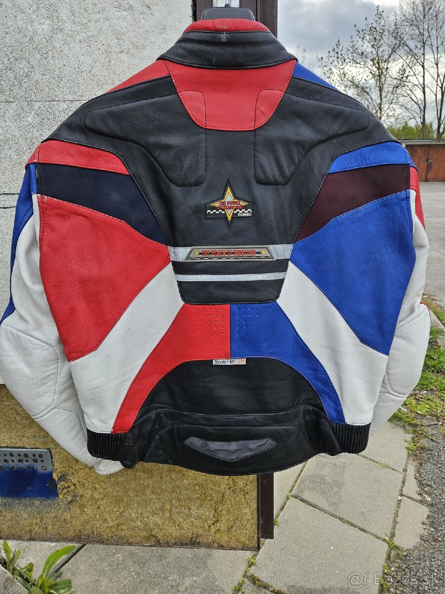 Kožená bunda na motorku XL - 2