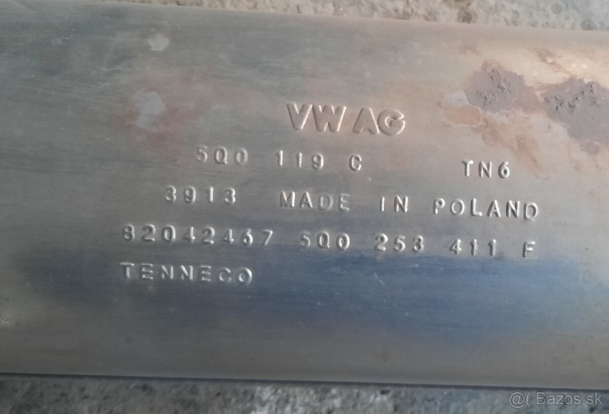 výfuk Octavia 3, Golf 7 - TDI - 2