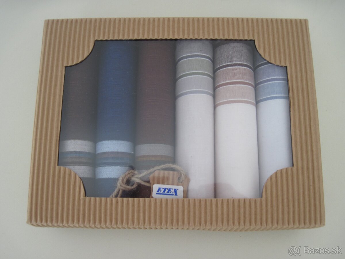 vreckovky pánske 6ks - 2