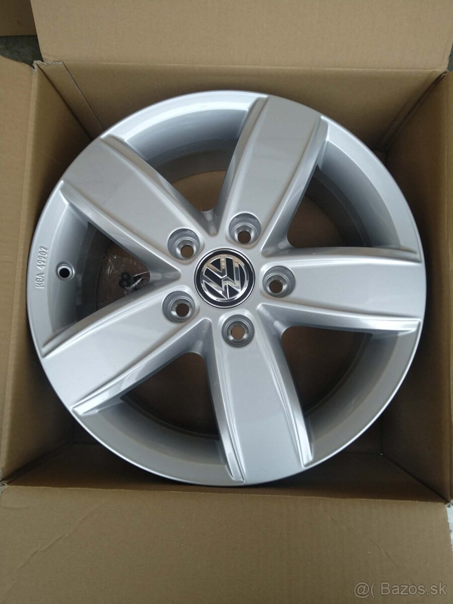 Alu 5 x 120 16" originál VW + pneu. - 2
