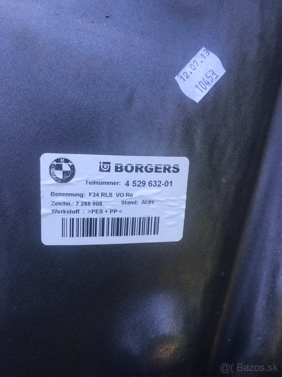 BMW 3 GT podblatník - 2