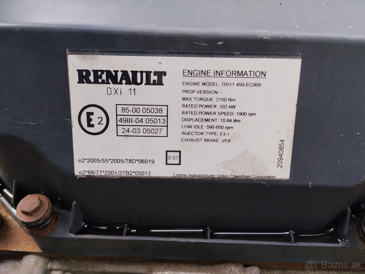 motor RENAULT Premium 450 DXi - 2
